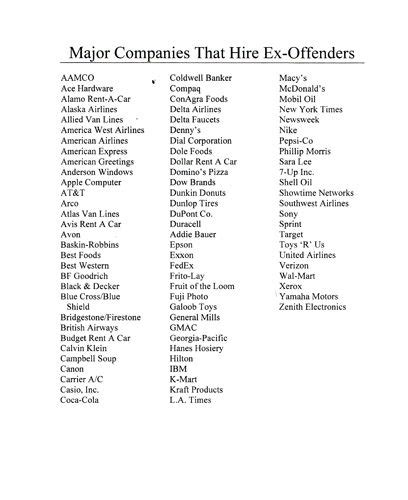 Felony-Friendly Jobs: Top Listings for Second Chances